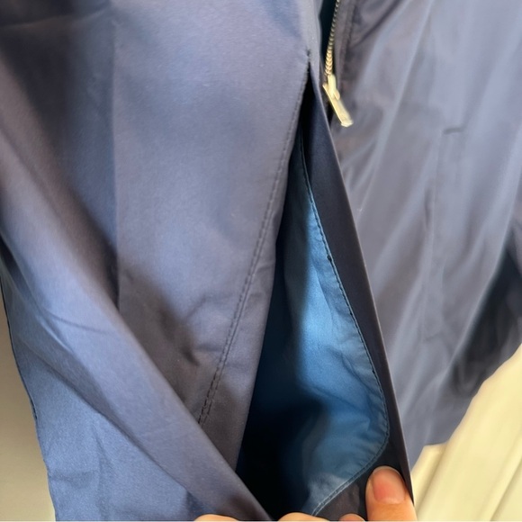 Peter Millar Hartford Jacket Mens Large Blue Full Zip Windbreaker Coat Layering - Picture 8 of 16